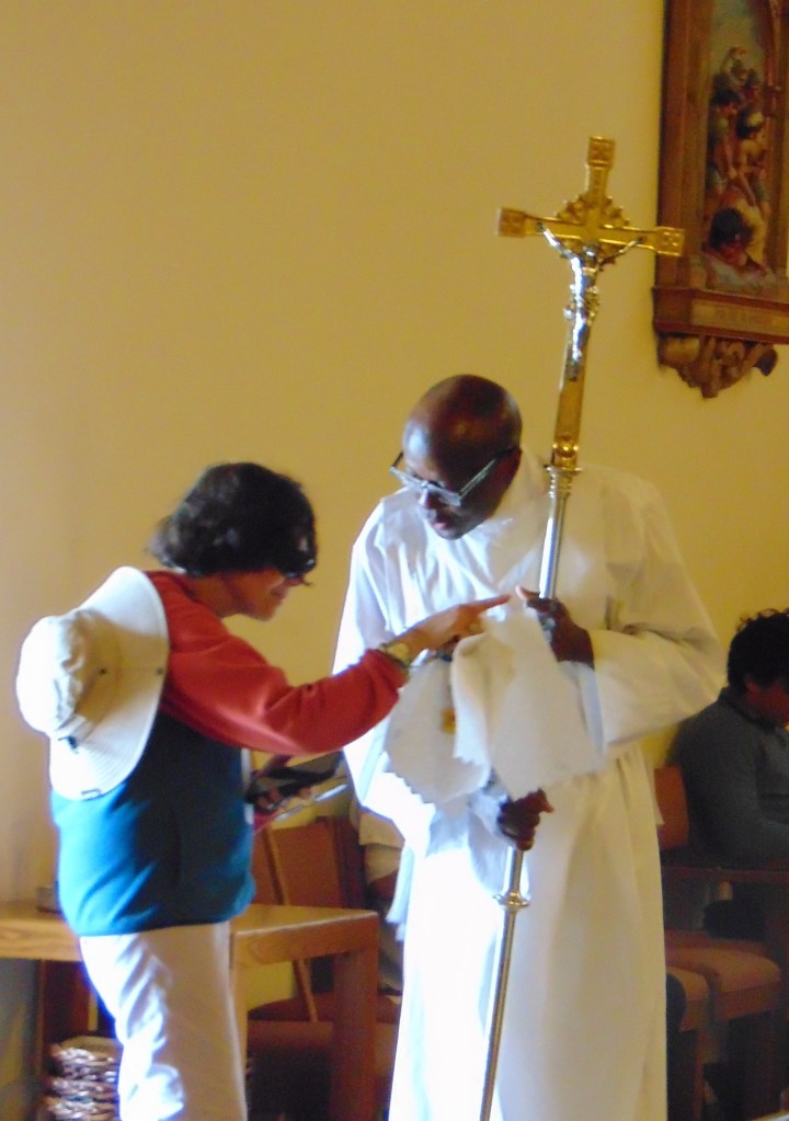 Photo of altar server at St. John's